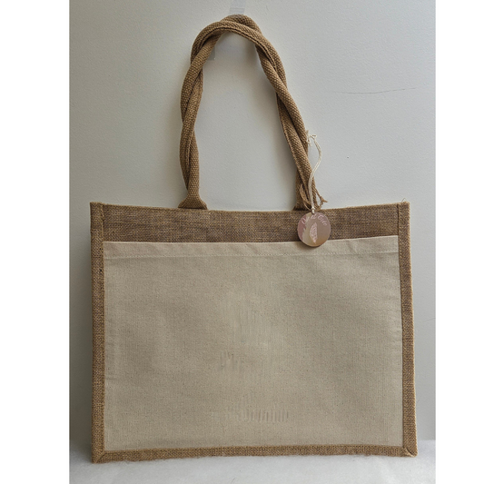 Sac en toile de jute à personnaliser